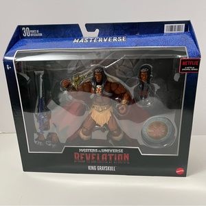 He-Man MASTERS OF THE UNIVERSE REVELATION KING GREYSKULL Action Figure heman